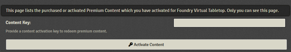 Foundry Enter Key